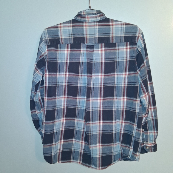 RedHead Navy and White Plaid Button-Down Shirt - Picture 2 of 6